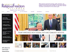 Tablet Screenshot of irfalliance.org